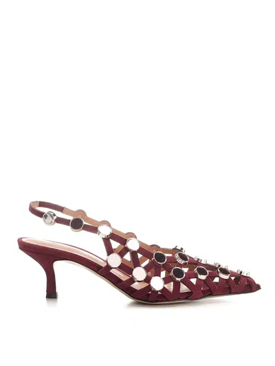 Attico Zapatos De Salón - Rojo Oscuro In Red