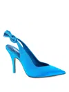 Attico Turquoise Venus Slingback 105 Pumps In Blue
