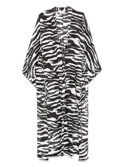 ATTICO ZEBRA-PRINT BEACH COVER-UP