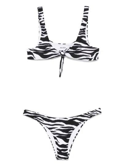 ATTICO ZEBRA-PRINT BIKINI