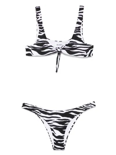 ATTICO ZEBRA PRINT BIKINI
