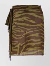 Attico Zebra Print Sarong Wrap Design In Multi