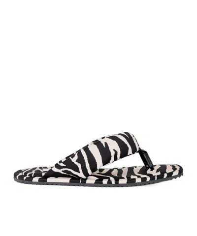 ATTICO ZEBRA-PRINT SQUARE SLIDES