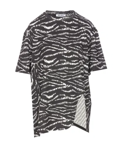 ATTICO ZEBRA PRINT T-SHIRT