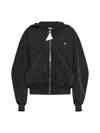 Attico Sweatshirt The  Woman Color Black In Faded Black