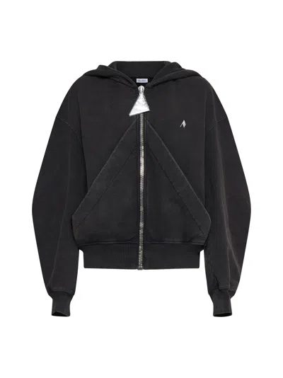 ATTICO ZIP SWEATSHIRT.