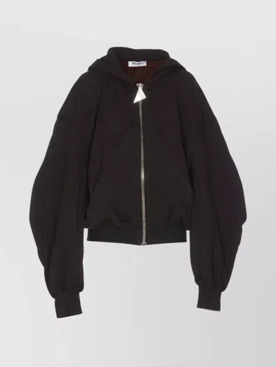 ATTICO ZIP UP HOODIE HOODED DESIGN