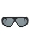 Attico 57 C1 58 Black Sunglasses The