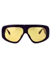 Attico 57c2sun Sunglasses In Purple/silver/yellow