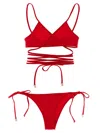 Attico Estate Meravigliosa Bikini In Red