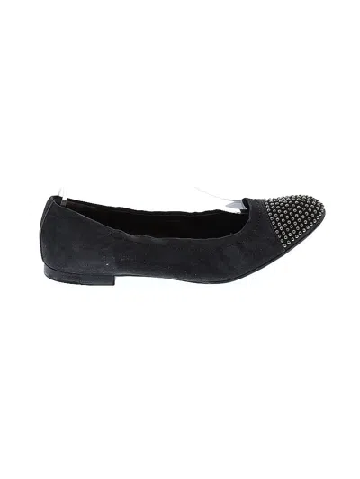 Pre-owned Attilio Giusti Leombruni Flats In Black