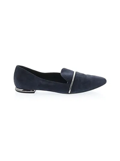Pre-owned Attilio Giusti Leombruni Flats In Blue