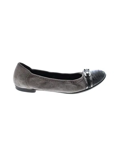 Pre-owned Attilio Giusti Leombruni Flats In Brown