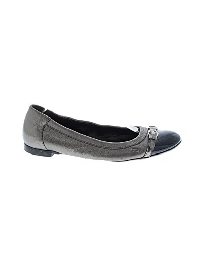 Pre-owned Attilio Giusti Leombruni Flats In Brown