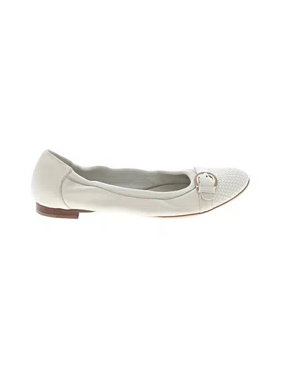 Pre-owned Attilio Giusti Leombruni Flats In White