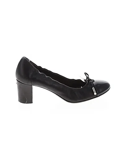Pre-owned Attilio Giusti Leombruni Heels In Black