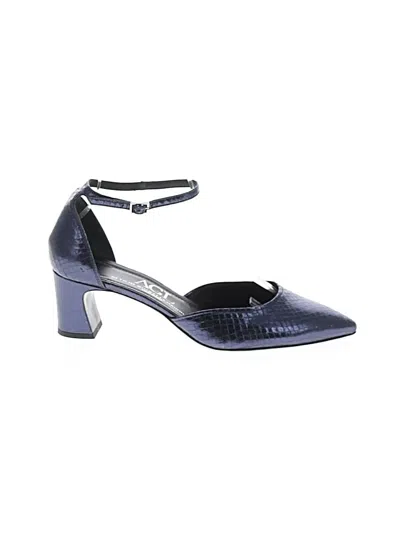 Pre-owned Attilio Giusti Leombruni Heels In Blue