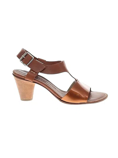 Pre-owned Attilio Giusti Leombruni Heels In Brown