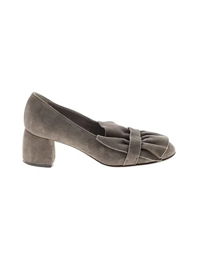 Pre-owned Attilio Giusti Leombruni Heels In Gray