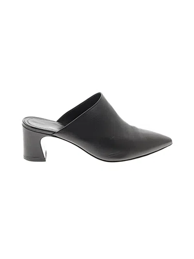 Pre-owned Attilio Giusti Leombruni Mule/clog In Black