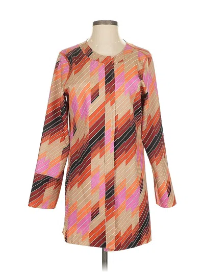 Pre-owned Attitudes By Renee 3/4 Sleeve Blouse In Orange