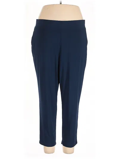 Pre-owned Attitudes By Renee Active Pants In Blue