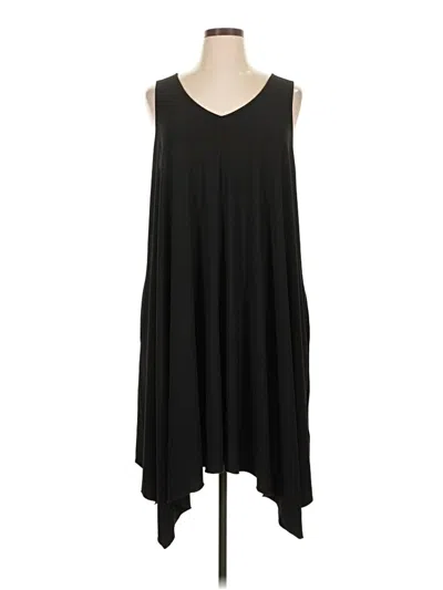 Pre-owned Attitudes By Renee Casual Dress In Black
