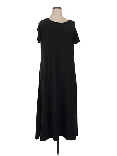 Pre-owned Attitudes By Renee Casual Dress In Black