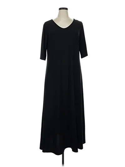 Pre-owned Attitudes By Renee Casual Dress In Black