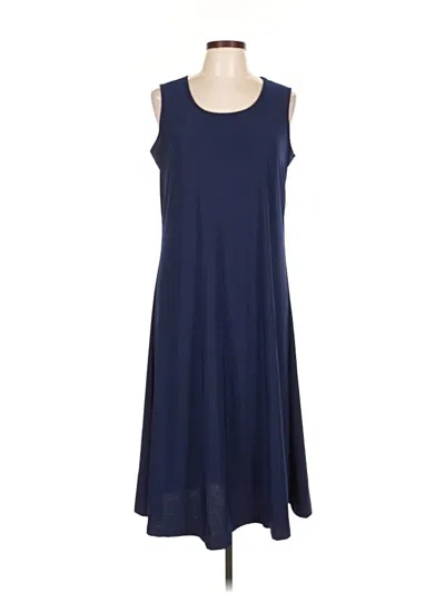 Pre-owned Attitudes By Renee Casual Dress In Blue