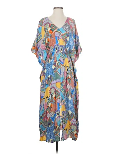 Pre-owned Attitudes By Renee Casual Dress In Blue