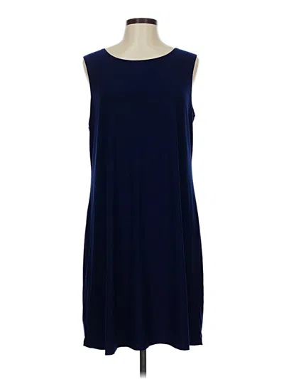 Pre-owned Attitudes By Renee Casual Dress In Blue