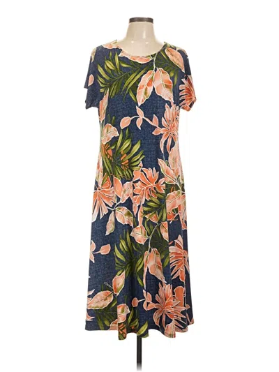 Pre-owned Attitudes By Renee Casual Dress In Blue