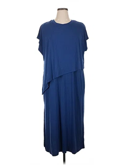 Pre-owned Attitudes By Renee Casual Dress In Blue