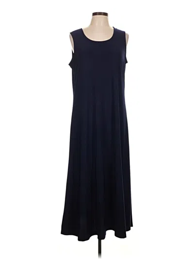 Pre-owned Attitudes By Renee Casual Dress In Blue