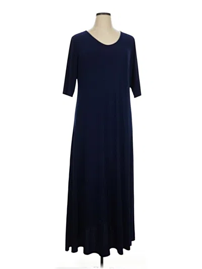 Pre-owned Attitudes By Renee Casual Dress In Blue