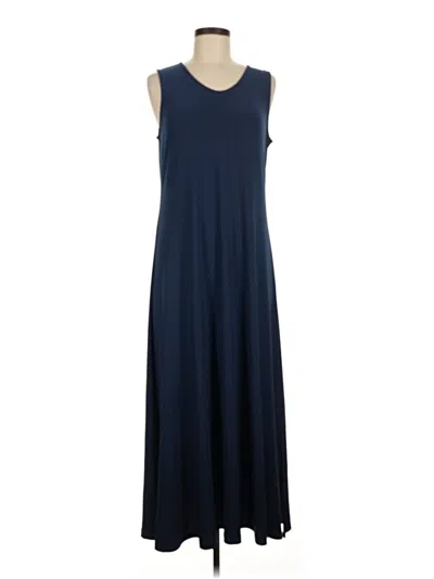 Pre-owned Attitudes By Renee Casual Dress In Blue