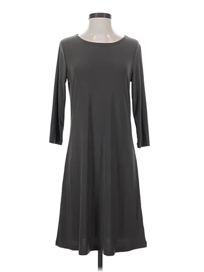 Pre-owned Attitudes By Renee Casual Dress In Gray
