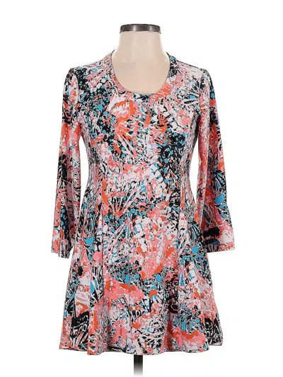 Pre-owned Attitudes By Renee Casual Dress In Pink