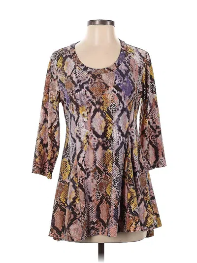 Pre-owned Attitudes By Renee Casual Dress In Purple
