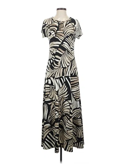 Pre-owned Attitudes By Renee Casual Dress In Silver