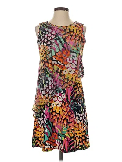Pre-owned Attitudes By Renee Cocktail Dress In Brown