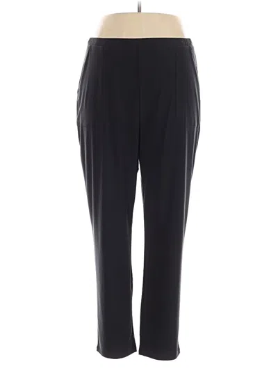 Pre-owned Attitudes By Renee Dress Pants In Black