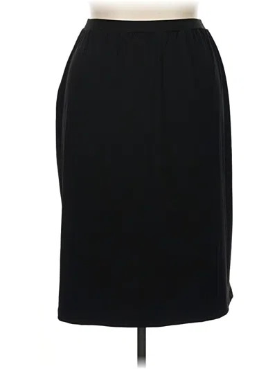 Pre-owned Attitudes By Renee Formal Skirt In Black