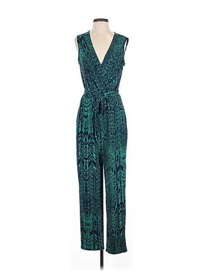 Pre-owned Attitudes By Renee Jumpsuit In Blue
