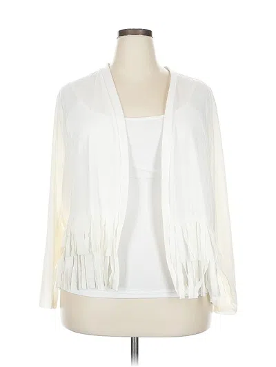 Pre-owned Attitudes By Renee Kimono In White