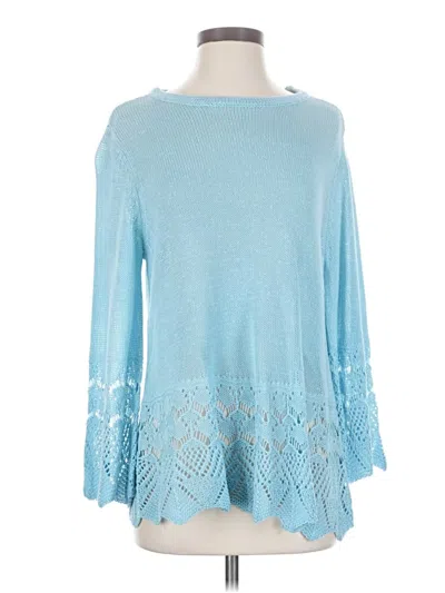 Pre-owned Attitudes By Renee Pullover Sweater In Blue