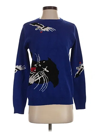 Pre-owned Attitudes By Renee Pullover Sweater In Blue