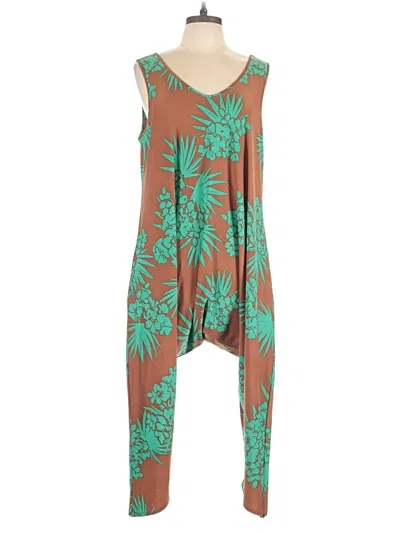 Pre-owned Attitudes By Renee Romper In Brown