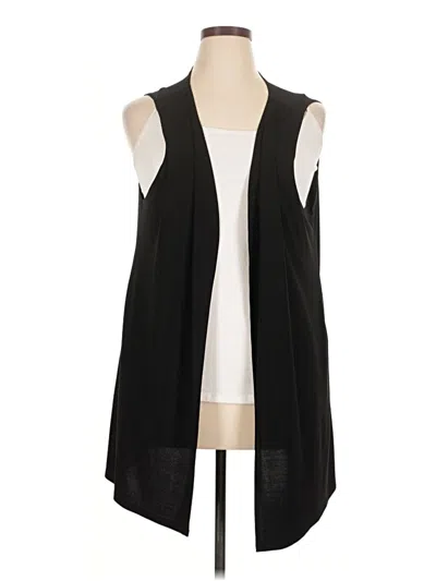 Pre-owned Attitudes By Renee Sleeveless Blouse In Black